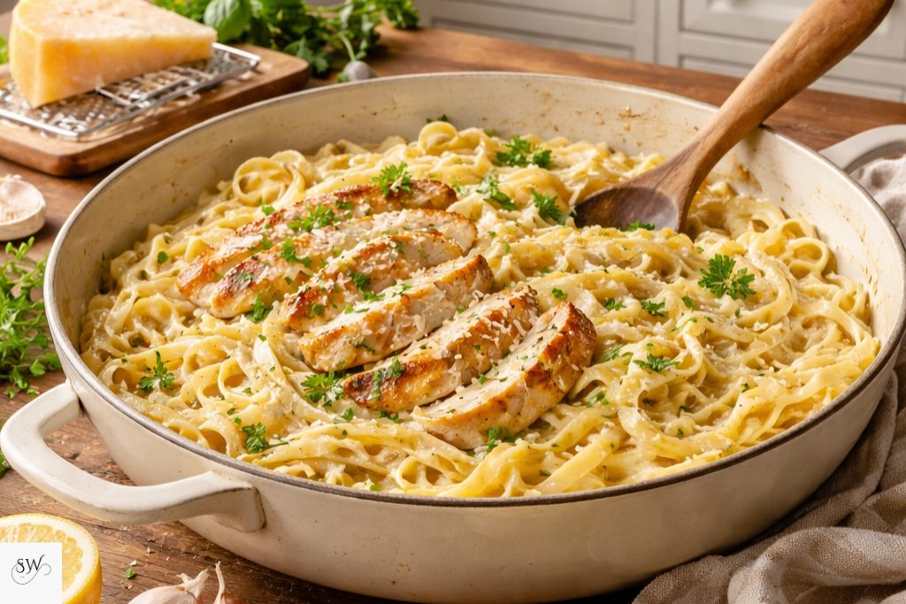 chicken alfredo