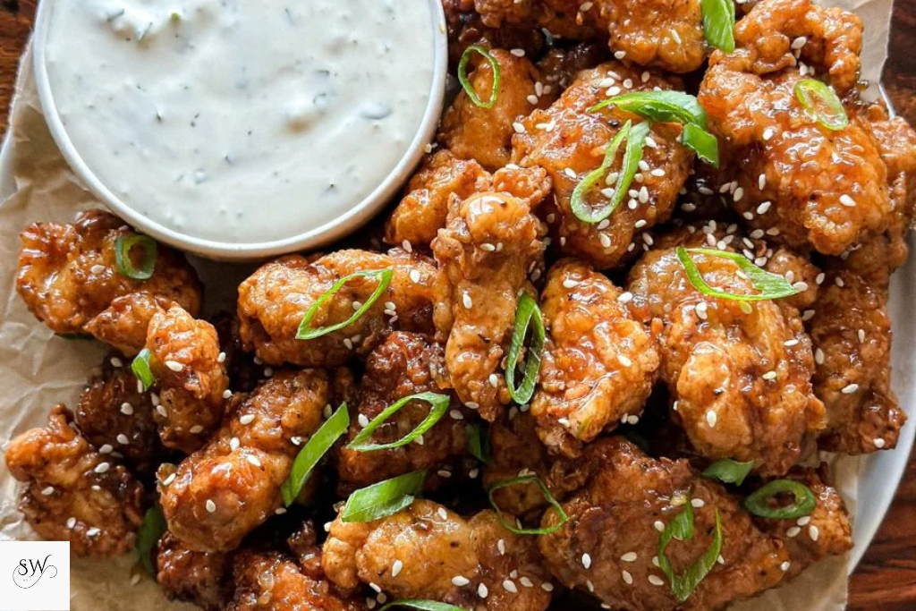honey garlic chicken bites