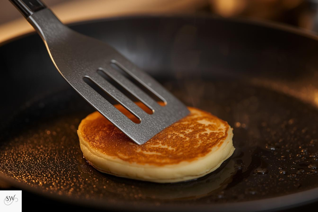 flipping american pancakes