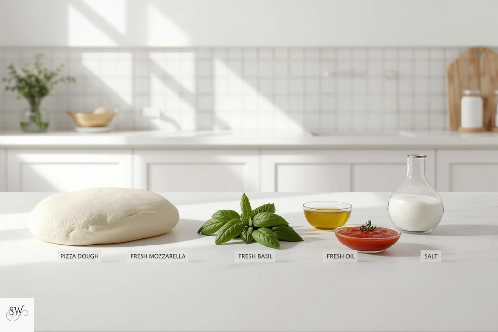 ingredients of margherita pizza