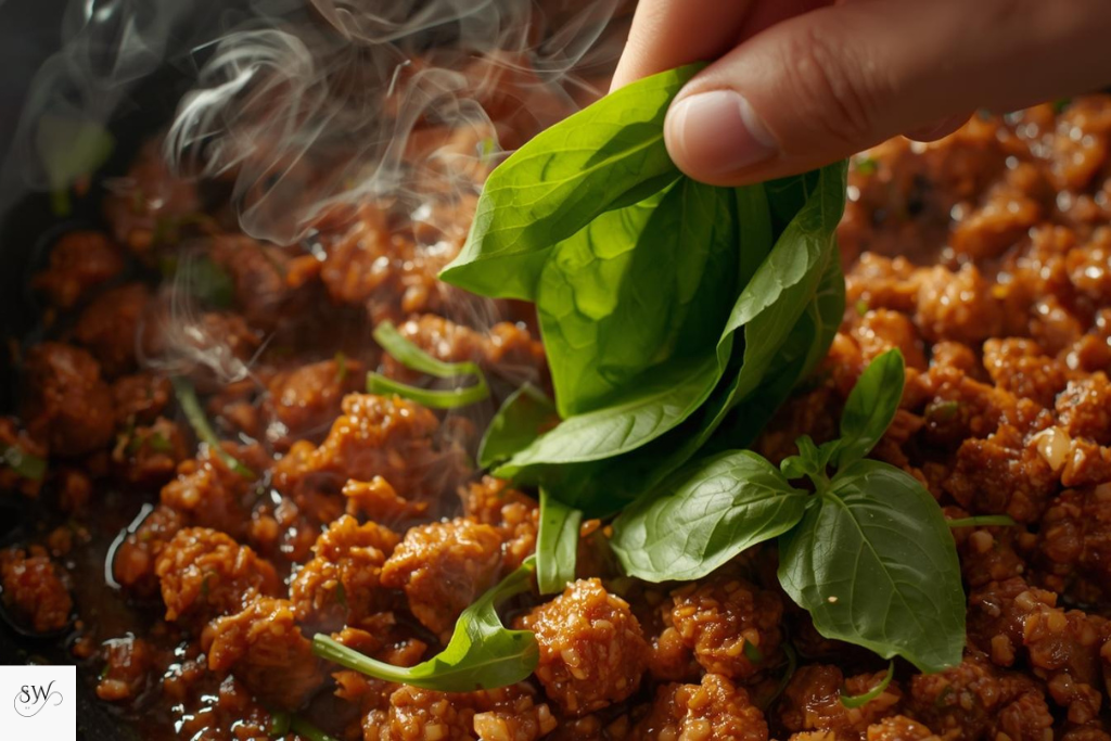 incorporating thai basil