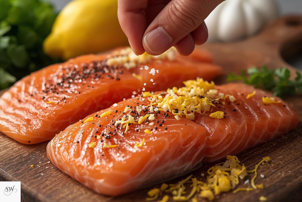 seasoning salmon