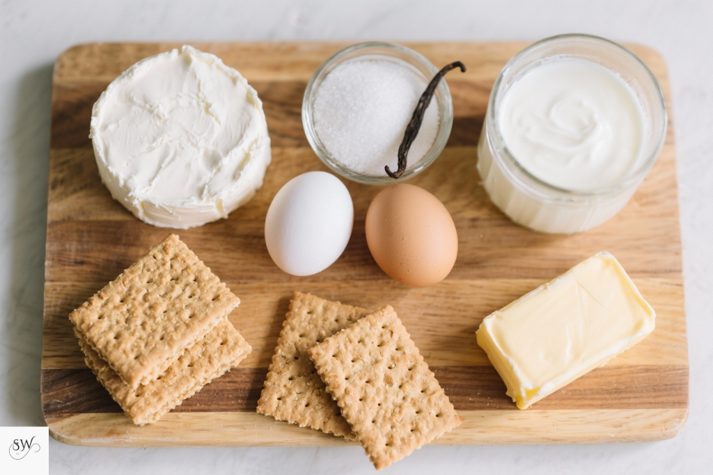 ingredients of new york style cheesecake