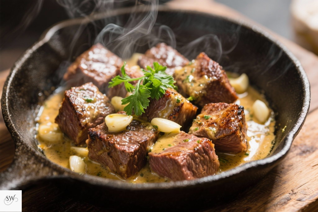 garlic butter steak bites