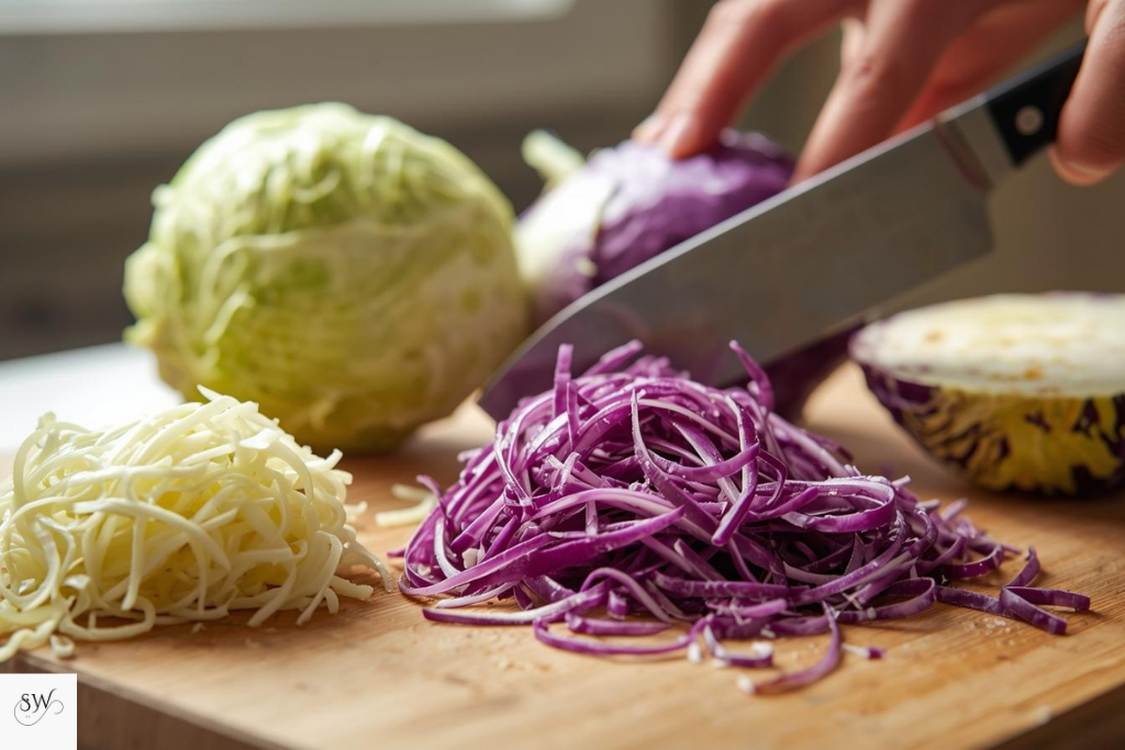 preparing cabbage for jack stack coleslaw recipe