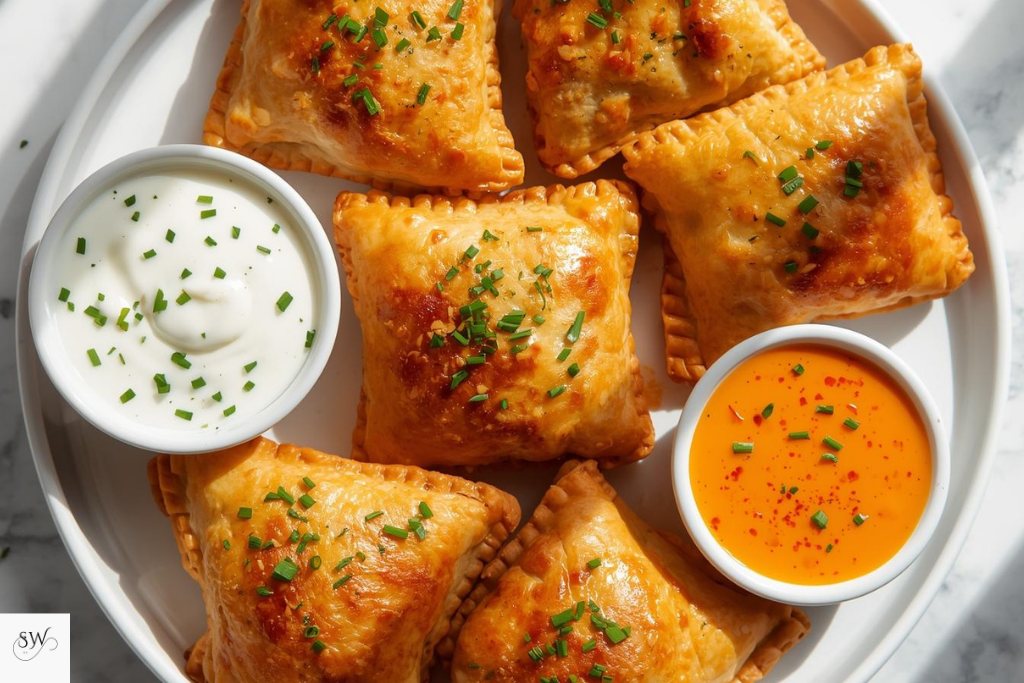 alabama hot pockets recipe served with ranch dip