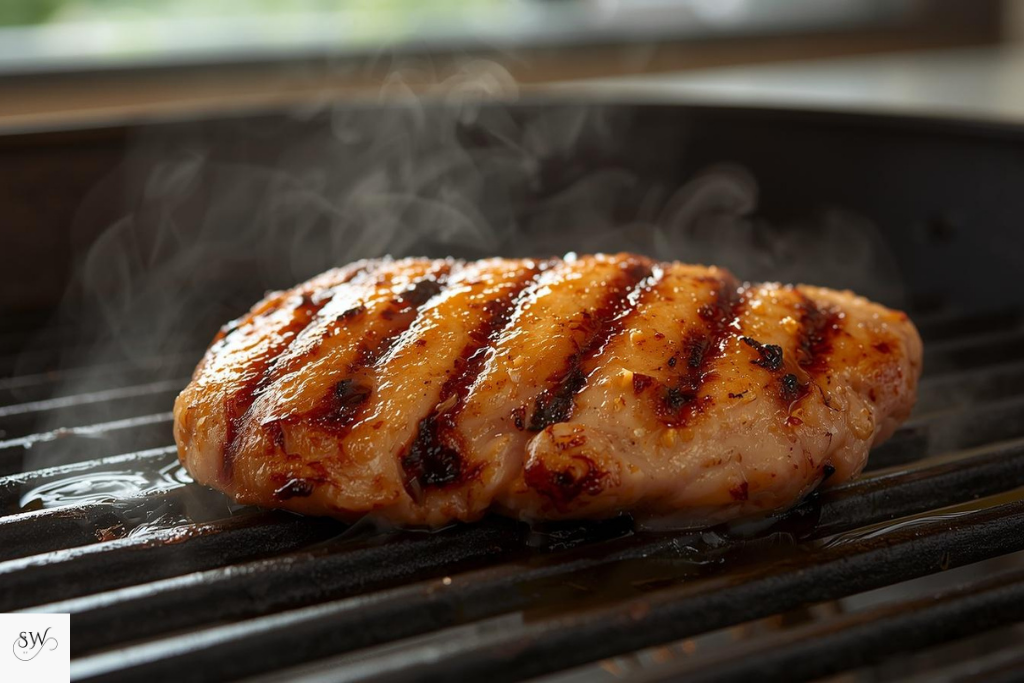 steps of healthy chicken caesar salad high protein