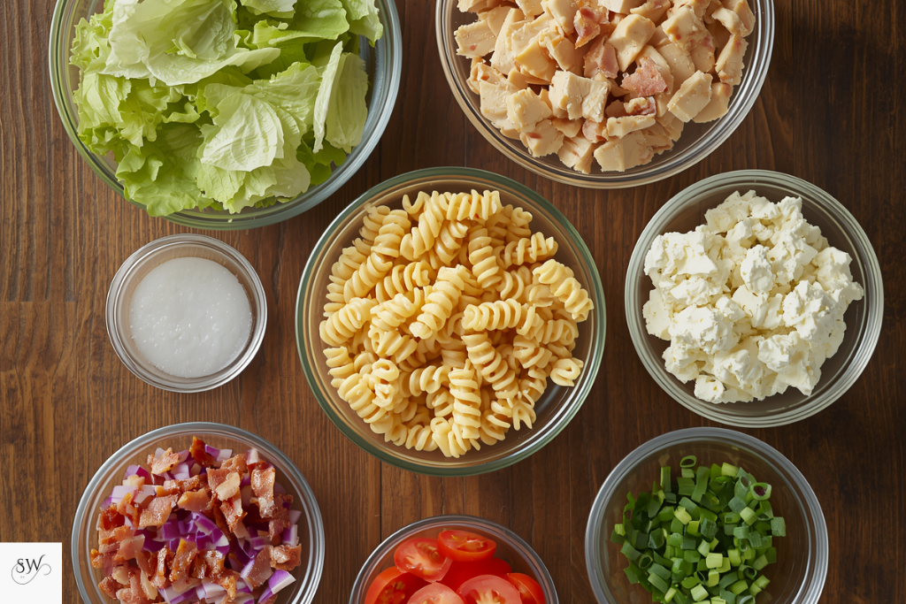  ingredients of Portillo’s chopped salad