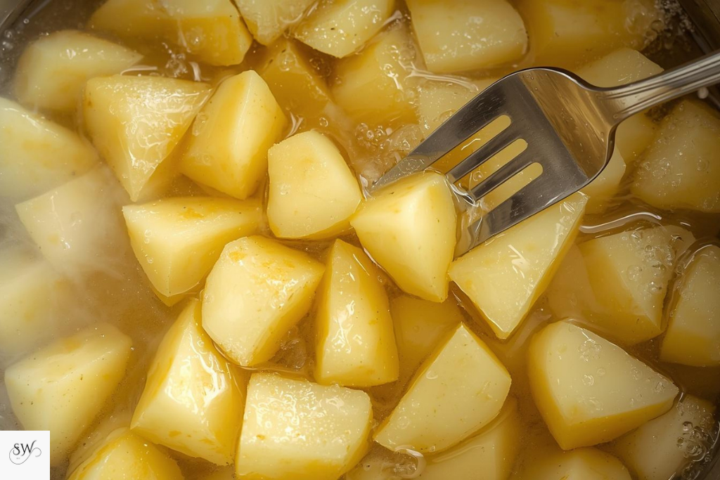 cooking steps of McAlister’s potato salad recipe