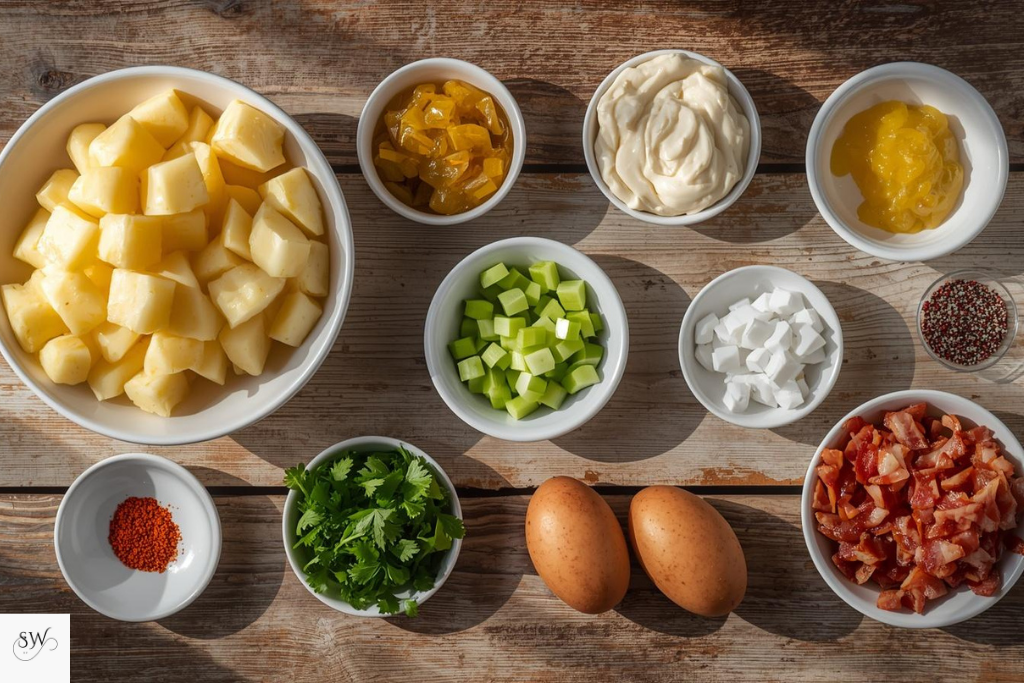 ingredients of McAlister’s potato salad recipe