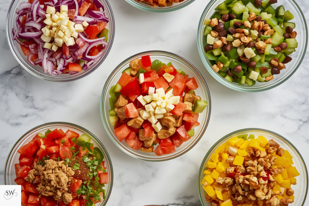 Portillo’s chopped salad variations